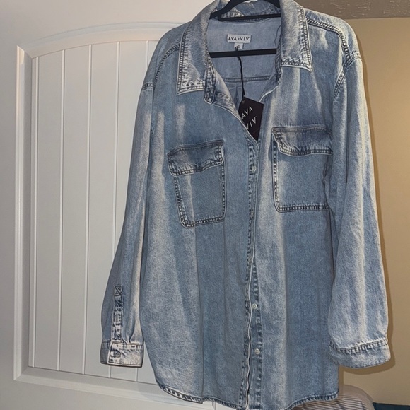 Thick Denim Shirt - Picture 1 of 2